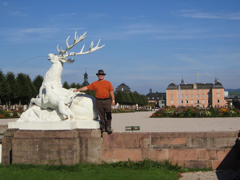 34 Dad and the Stag Statue
